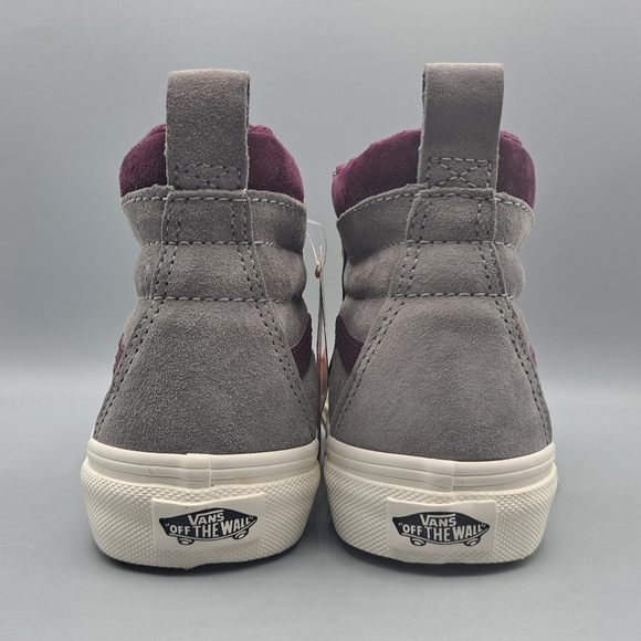 New Vans Sk8-Hi Top MTE Frost Gray Prune Purple Red Women's Size 5 and 5.5 - Picture 8 of 13